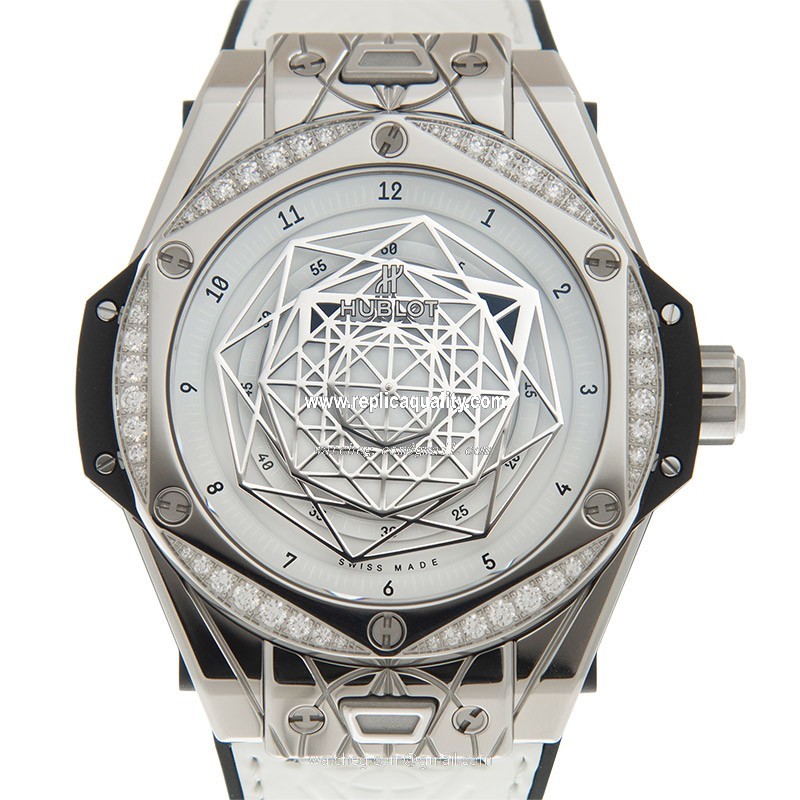 Hublot BIG BANG 465.SS.2027.VR.1204.MXM19 (LTD 200) Automatic Stainless Steel & Diamonds White