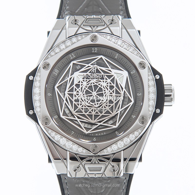 Hublot BIG BANG 465.SS.7047.VR.1204.MXM20 Automatic Stainless Steel & Diamonds Gray