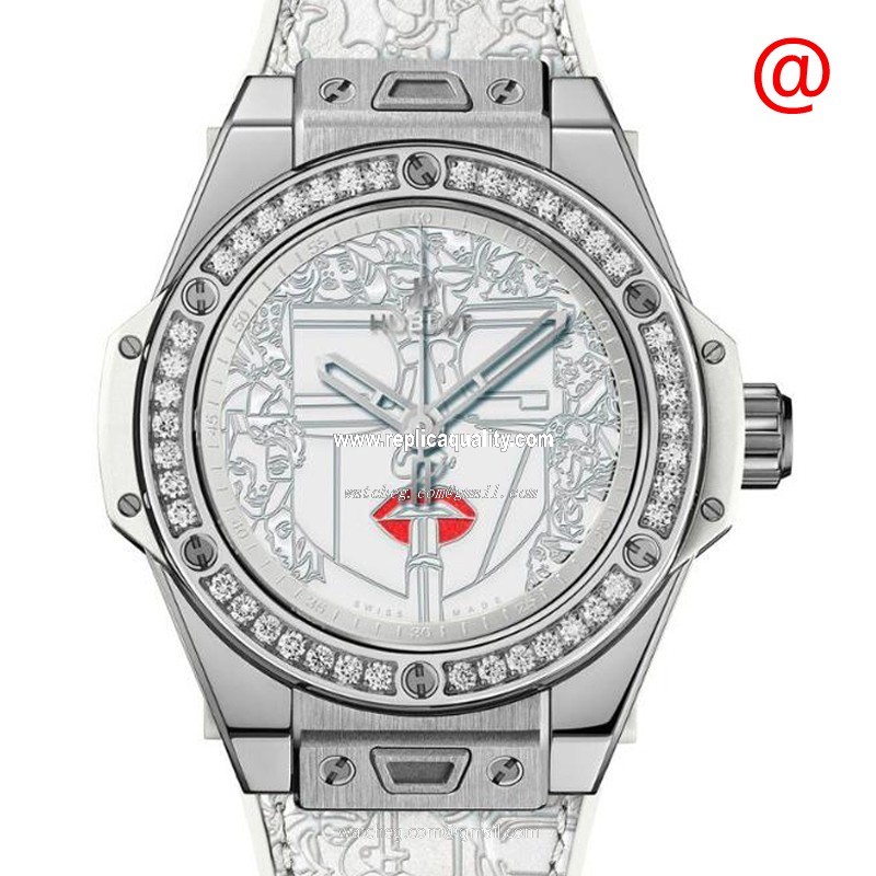 Hublot BIG BANG 465.SX.2020.VR.1204.LIP20 (LTD 100 PCS) Automatic Ceramic & Diamonds White