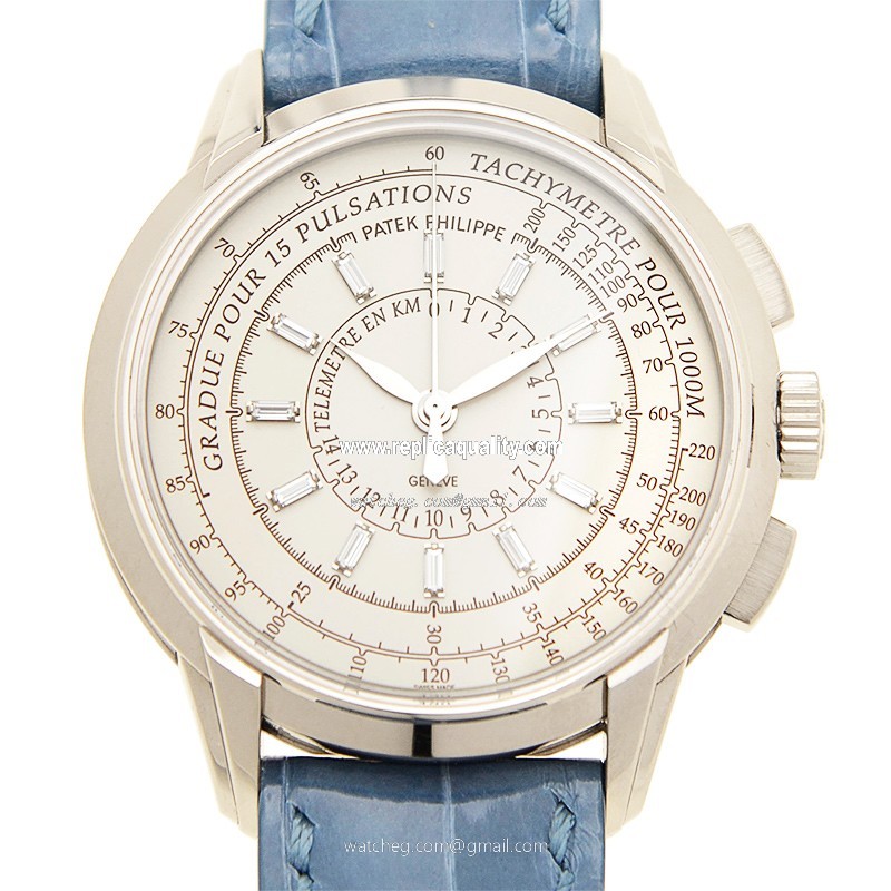 Patek Philippe ANNIVERSARY SERIES 4675G-001 Automatic 18kt White Gold Silver