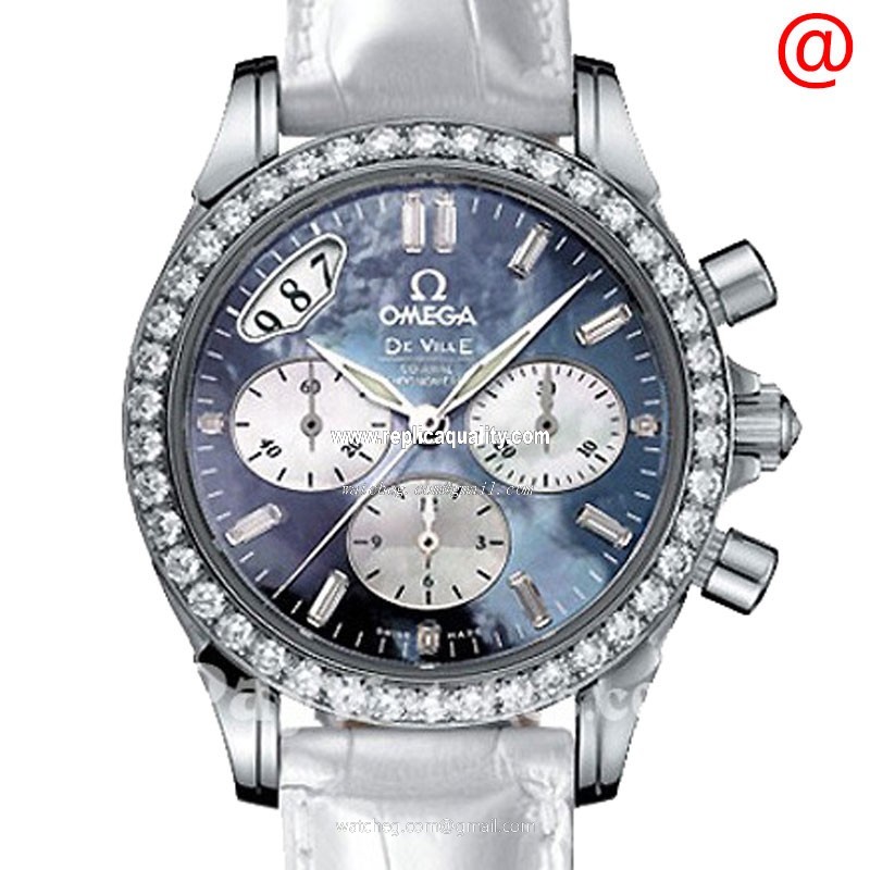 Omega DE VILLE 4679.72.36 Automatic Stainless Steel & Diamonds Blue
