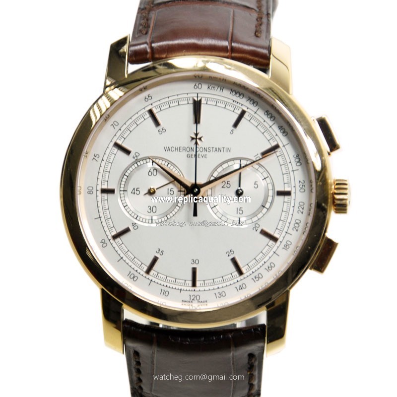 Vacheron Constantin TRADITIONNELLE 47192/000R-9352 Manual Wind 18kt Rose Gold Silvery & White