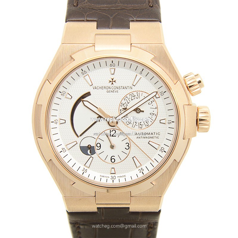 Vacheron Constantin OVERSEAS 47450/000R-9404 Automatic 18kt Rose Gold Silvery & White