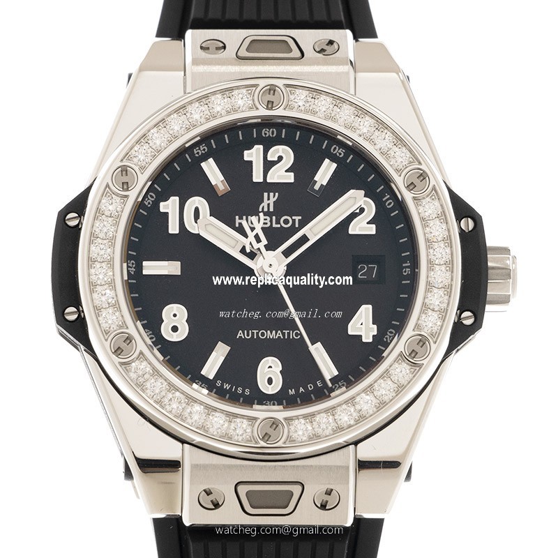 Hublot BIG BANG 485.SX.1170.RX.1204 Automatic Stainless Steel & Diamonds Black