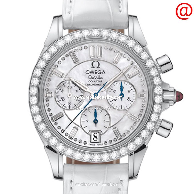 Omega DE VILLE 4874.75.36 Automatic Stainless Steel & Diamonds White