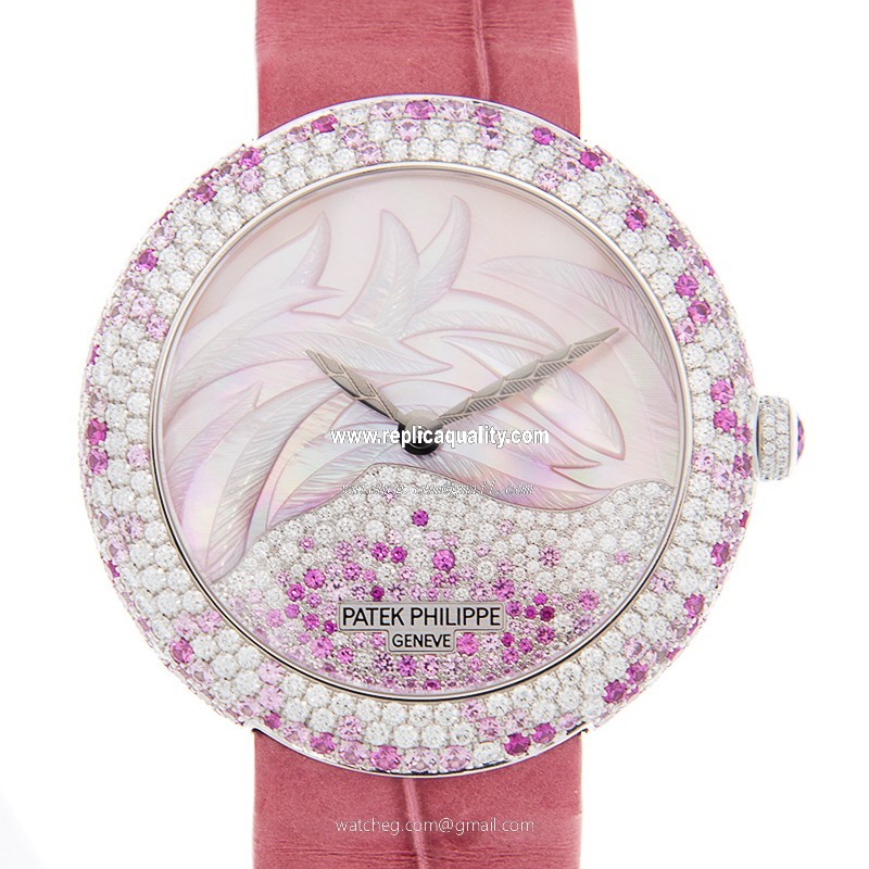 Patek Philippe CALATRAVA 4899/900G-001 Automatic 18kt White Gold & Diamond Pink
