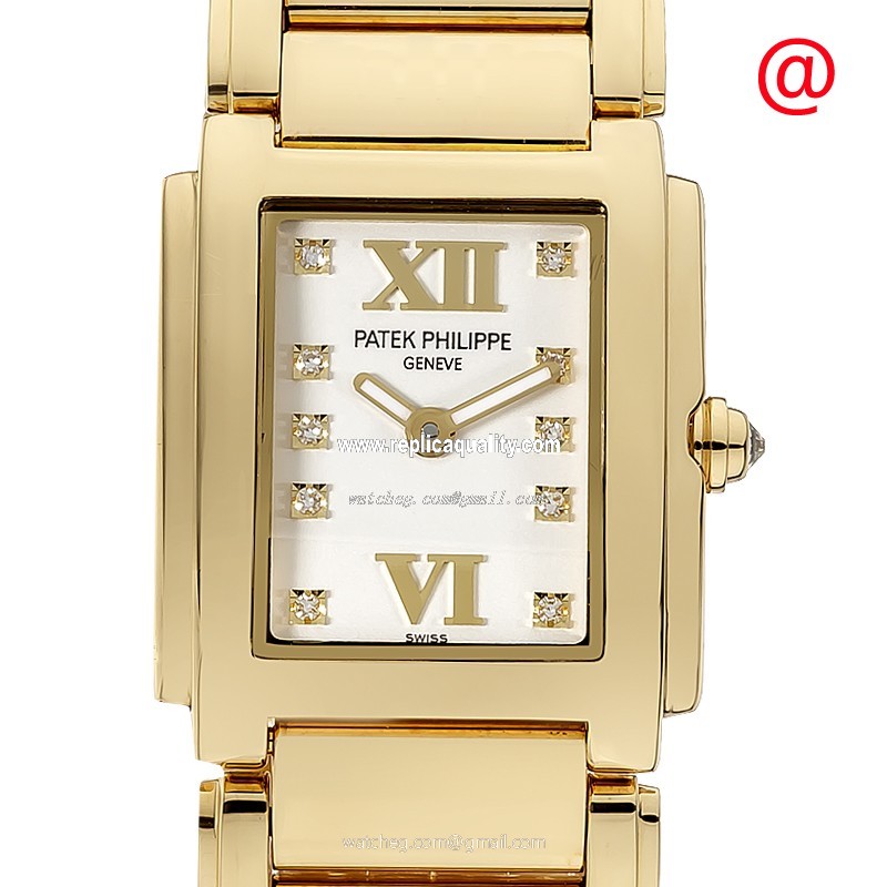 Patek Philippe TWENTY-4 4907/1J-001 Quartz 18kt Yellow Gold White