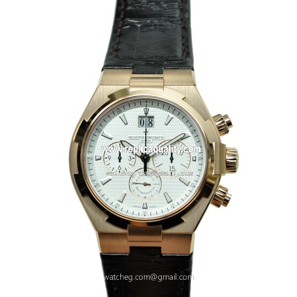 Vacheron Constantin OVERSEAS 49150/000R-9454 Automatic 18kt Rose Gold Silver