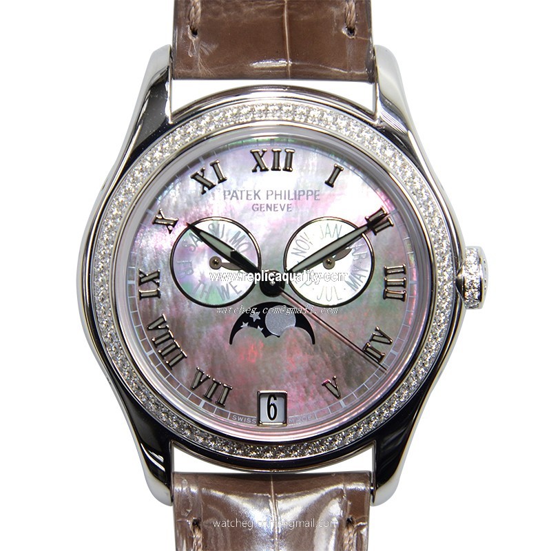 Patek Philippe COMPLICATIONS 4936G-001 Automatic 18kt White Gold & Diamond Brown