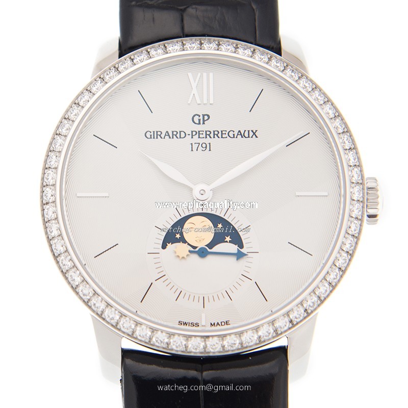 Girard Perregaux GIRARD-PERREGAUX 1966 49524D11A171-CK6A Automatic Stainless Steel & Diamonds Silver