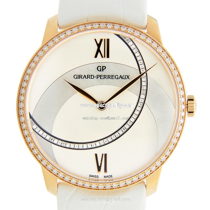 Girard Perregaux GIRARD-PERREGAUX 1966 49525D52ABD2BK8A Automatic 18kt Rose Gold & Diamonds White