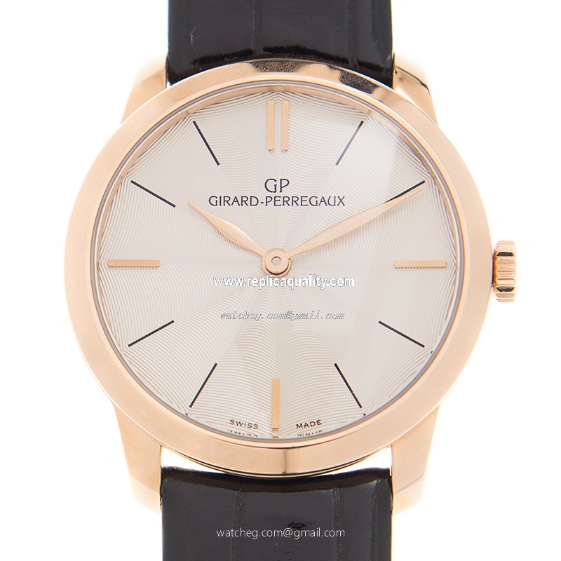 Girard Perregaux 1966 49528-52-131-CB6A Automatic 18kt Rose Gold White