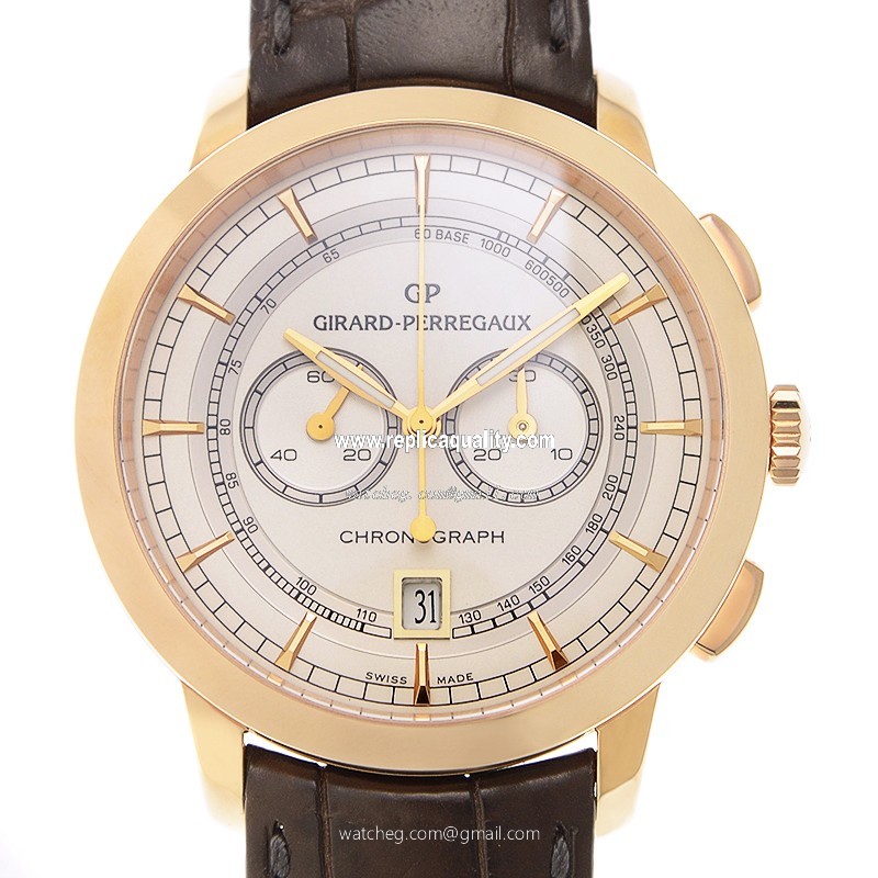 Girard Perregaux GIRARD-PERREGAUX 1966 49529-52-131-BABA Manual Wind 18kt Rose Gold White