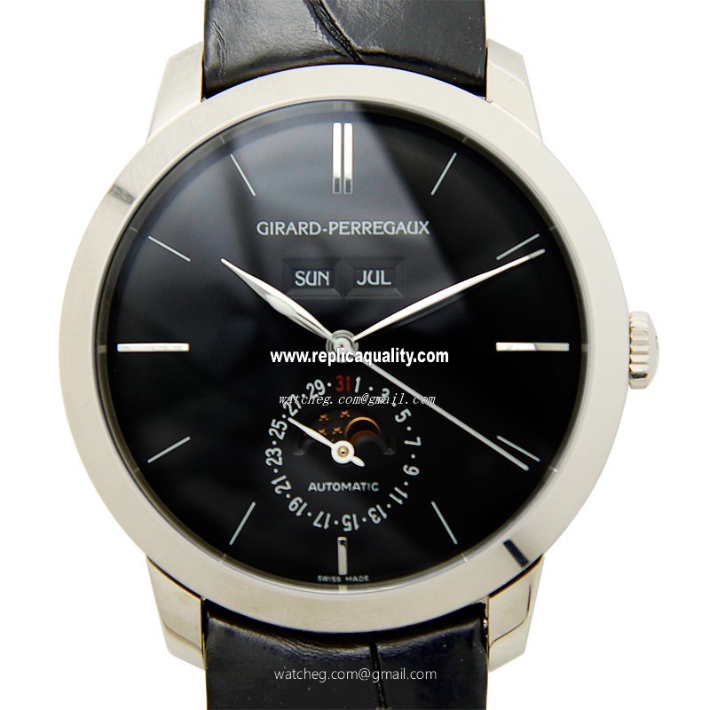 Girard Perregaux GIRARD-PERREGAUX 1966 49535-53-651-BK6A Automatic 18kt White Gold Black