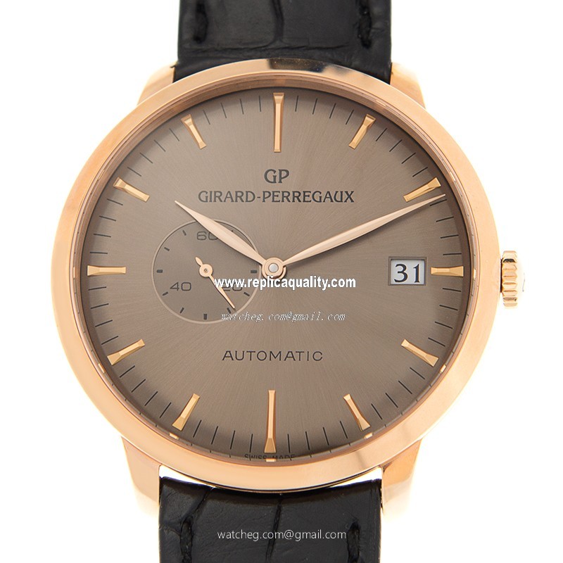 Girard Perregaux GIRARD-PERREGAUX 1966 49543-52-B31-BK6A Automatic 18kt Rose Gold Brown