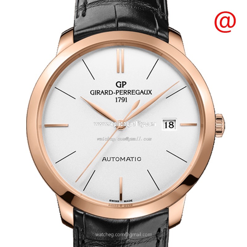 Girard Perregaux GIRARD-PERREGAUX 1966 49555-52-132-BB60 Automatic 18kt Rose Gold White