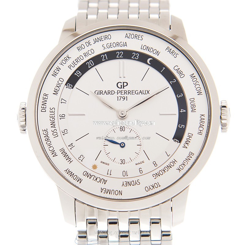 Girard Perregaux 1996 49557-11-132-11A Automatic Stainless Steel Silver