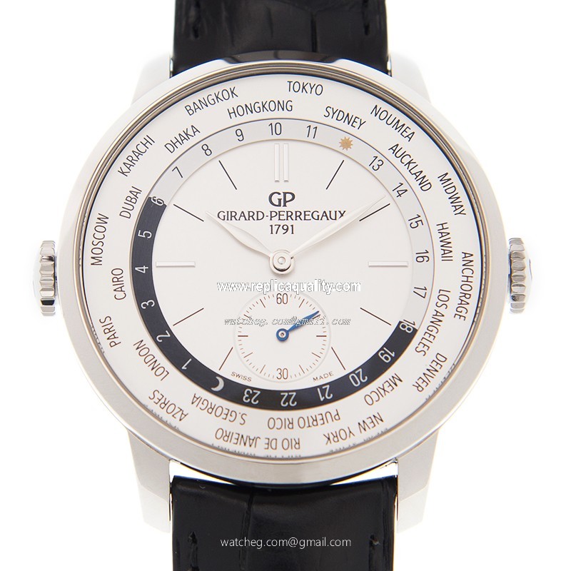Girard Perregaux 1996 49557-11-132-BB6C Automatic Stainless Steel White