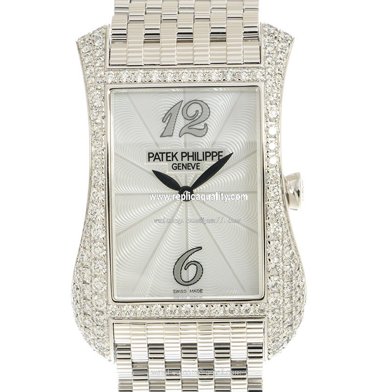 Patek Philippe GONDOLO 4972/1G-001 Quartz 18kt White Gold & Diamond White