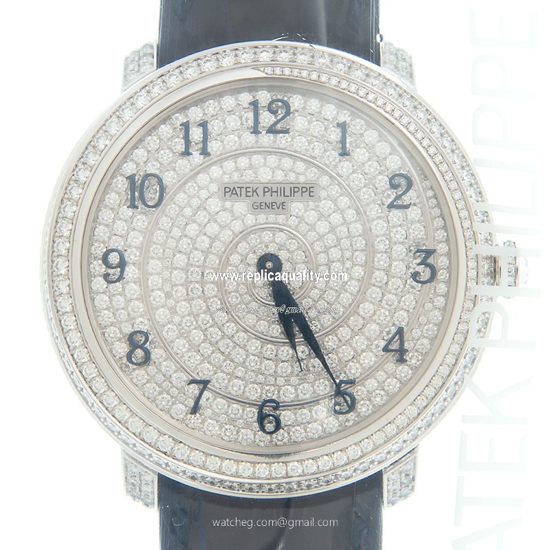 Patek Philippe CALATRAVA 4978/400G-001 Automatic 18kt White Gold & Diamond Silver