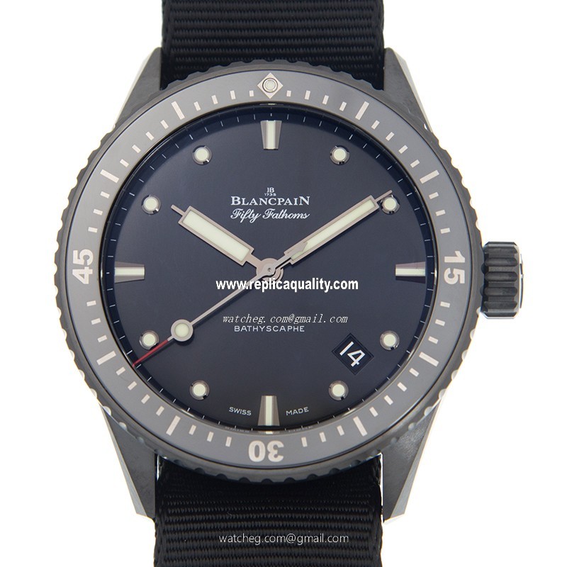 Blancpain FIFTY FATHOMS 5000-0130-NABA Automatic Ceramic Black
