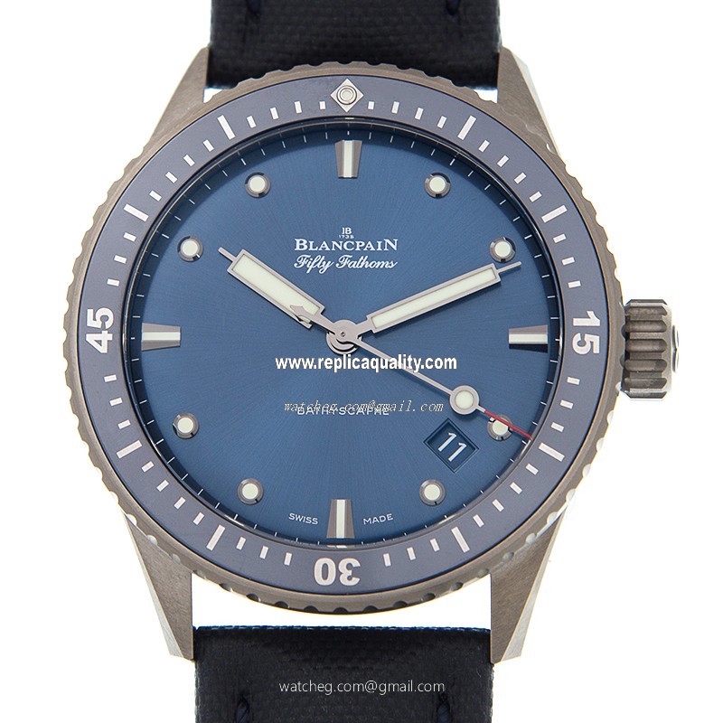 Blancpain FIFTY FATHOMS 5000-0240-O52A Automatic Ceramic Blue