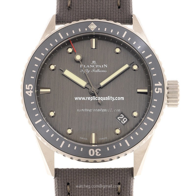 Blancpain FIFTY FATHOMS 5000-1210-G52A Automatic Titanium Gray