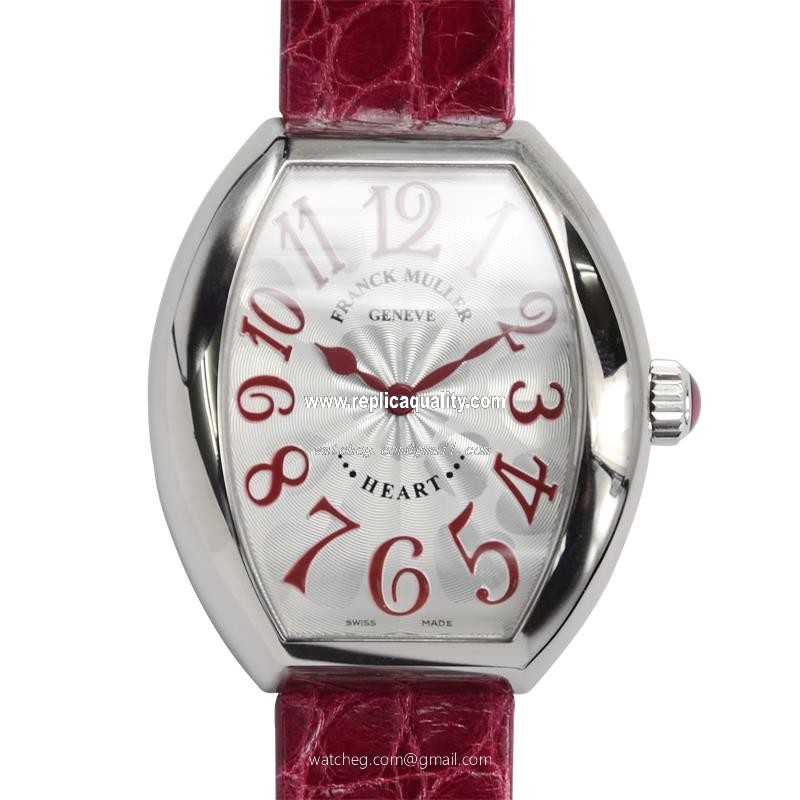 Franck Muller HEART 5002 M QZ (OG) Quartz 18kt White Gold Silver