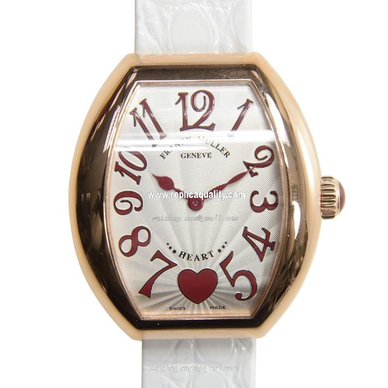 Franck Muller HEART 5002 M QZ C 6H (5N) Quartz 18kt Rose Gold Silver