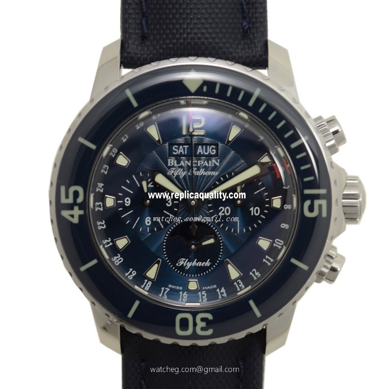 Blancpain FIFTY FATHOMS 5066F-1140-52A Automatic Stainless Steel Dark Blue