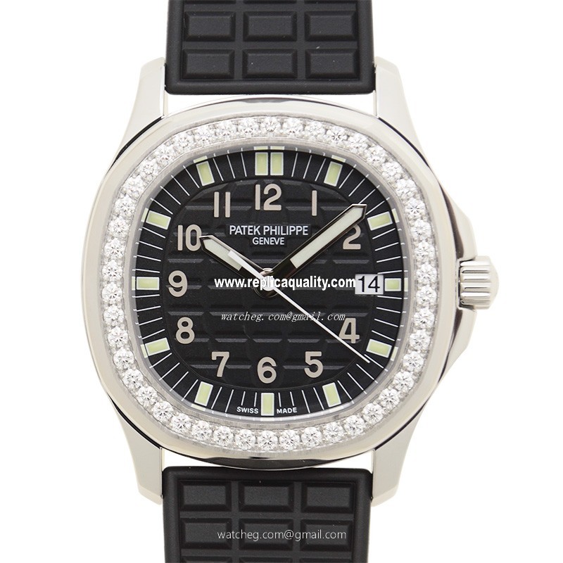 Patek Philippe AQUANAUT 5067A-001 Quartz Stainless Steel & Diamonds Black
