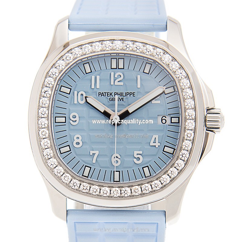 Patek Philippe AQUANAUT 5067A-017 Quartz Stainless Steel & Diamonds Blue