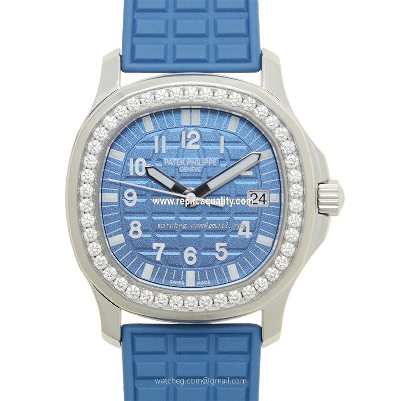 Patek Philippe AQUANAUT 5067A-022 Quartz Stainless Steel & Diamonds Blue