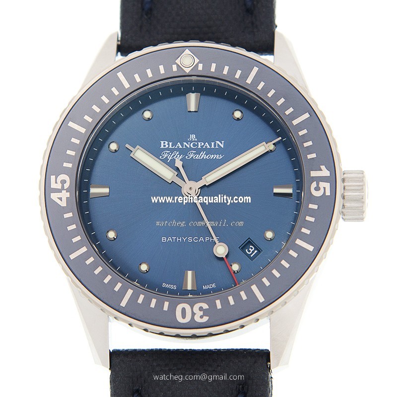 Blancpain FIFTY FATHOMS 5100-1140-O52A Automatic Stainless Steel Blue