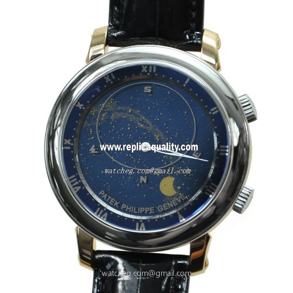 Patek Philippe GRAND COMPLICATIONS 5102PR-001 Automatic 950 Platinum &18kt Rose Gold Blue