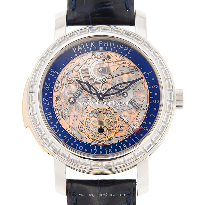 Patek Philippe GRAND COMPLICATIONS 5104P Automatic 950 Platinum Transparent Skull