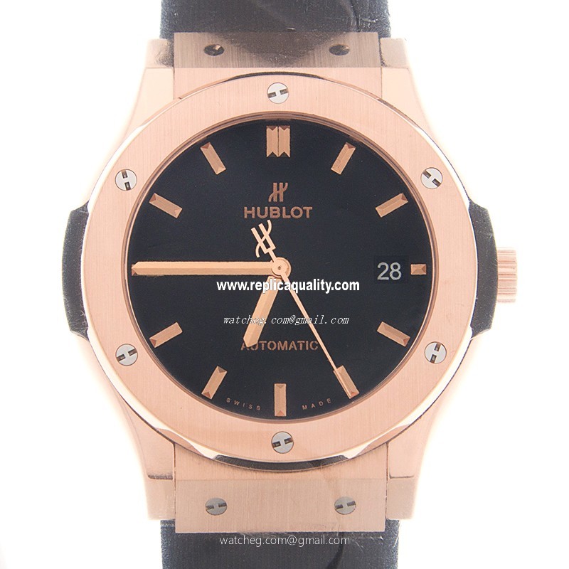 Hublot CLASSIC FUSION 511.OX.1181.RX Automatic 18kt Rose Gold Black