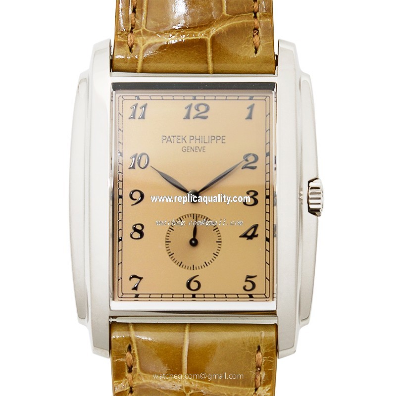 Patek Philippe GONDOLO 5124G-001 Manual Wind 18kt White Gold Beige