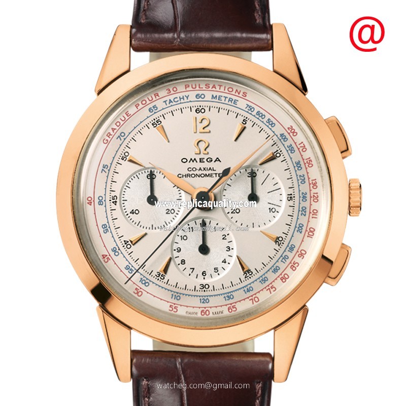 Omega SPECIALITIES 516.53.39.50.02.001 Manual Wind 18kt Rose Gold Silver