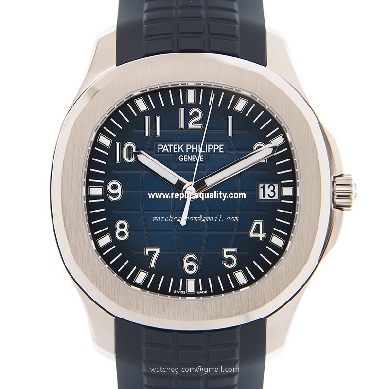 Patek Philippe AQUANAUT 5168G-001 Automatic 18kt White Gold Blue