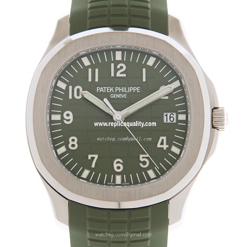 Patek Philippe AQUANAUT 5168G-010 Automatic 18kt White Gold Green