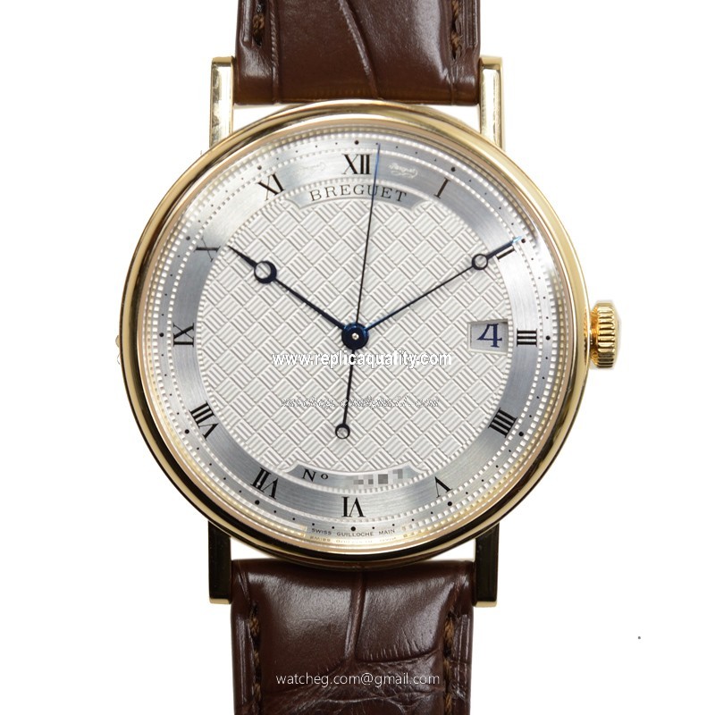 Breguet CLASSIC 5177BA/12/9V6 Automatic 18kt Yellow Gold Silver