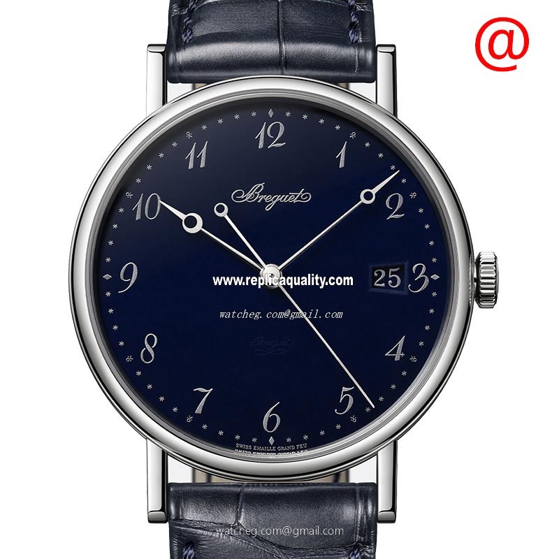 Breguet CLASSIC 5177BB/2Y/9V6 Automatic 18kt White Gold Blue 