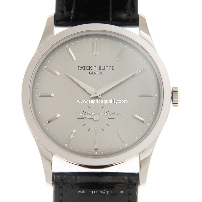 Patek Philippe CALATRAVA 5196G-001 Manual Wind 18kt White Gold Gray