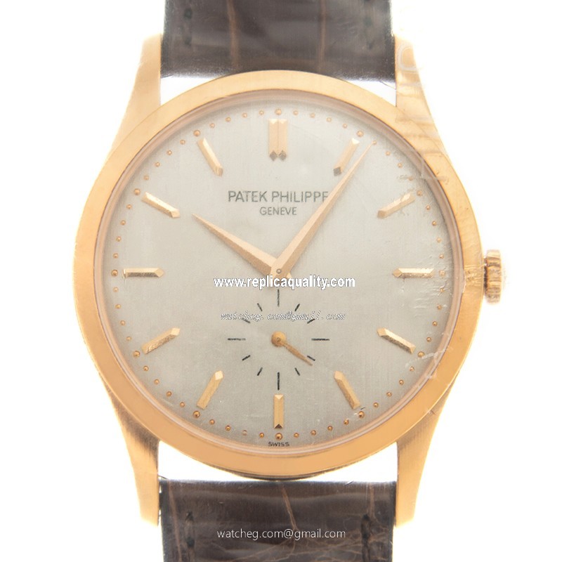 Patek Philippe CALATRAVA 5196R-001 Manual Wind 18kt Rose Gold White