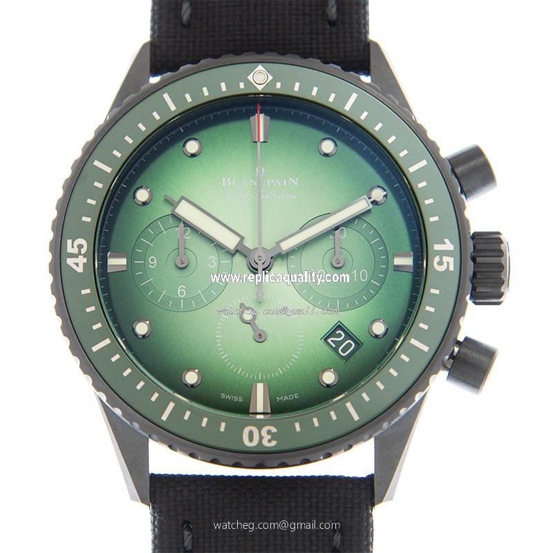 Blancpain FIFTY FATHOMS 5200-0153-B52A  Automatic Stainless Steel Green