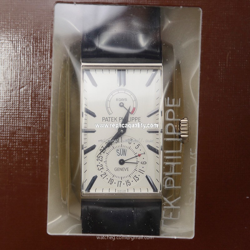 Patek Philippe GONDOLO 5200G-010 Manual Wind 18kt White Gold White