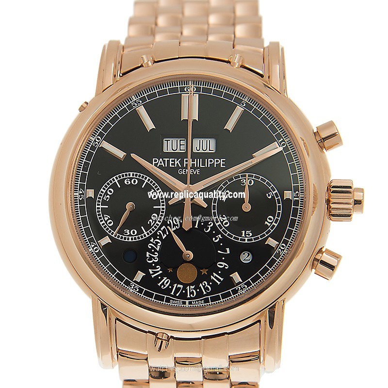 Patek Philippe COMPLICATIONS 5204-1R-001 Manual Wind 18kt Rose Gold Black