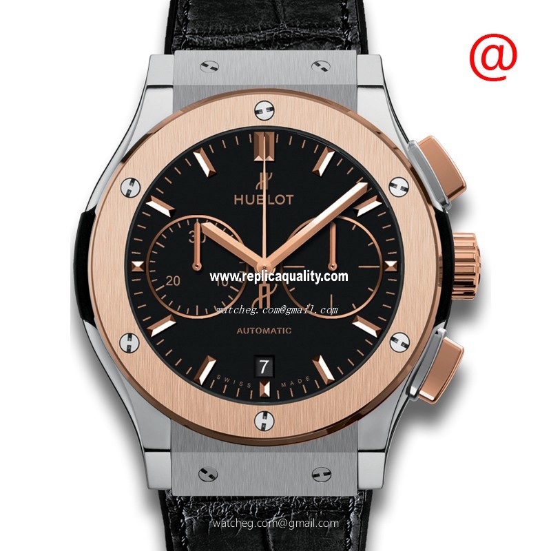 Hublot CLASSIC FUSION 521.NO.1181.LR Automatic 18kt Rose Gold & Titanium Black