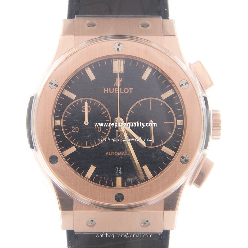 Hublot CLASSIC FUSION 521.OX.1181.LR Automatic 18kt Rose Gold Black